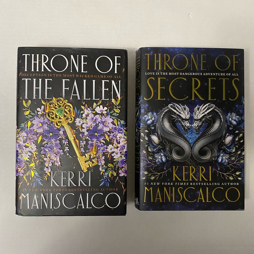 Throne of the Fallen and Throne of Nightmares Hardcover Books